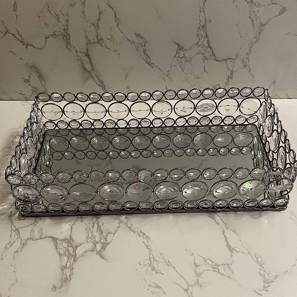 Crystal mirrored vanity tray - Perfume not included - Picture 3 of 3